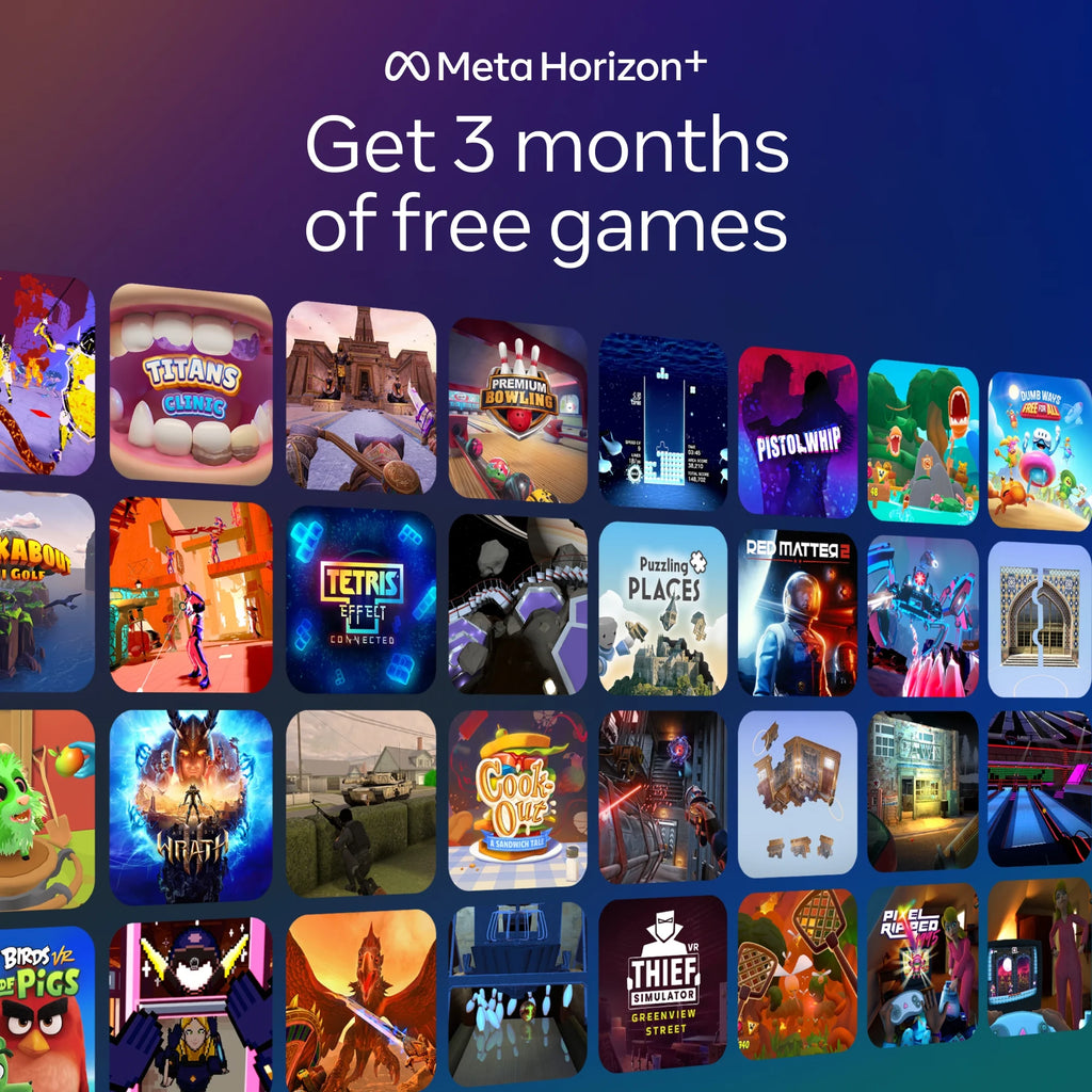 Quest 3S 128 GB - Includes Batman: Arkham Shadow and a 3-Month Horizon+ Trial - Comprehensive All-In-One Headset