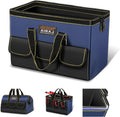 16 Inch Tool Bag,Wide Mouth Tool Bags for Men,Tools Organizer for Home Repairs,Garage Storage,Professional Work,Portable Small Toolbags