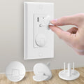 Baby Safety Outlet Covers - 38 Pack White Plug Covers for Electrical Outlets, Childproof Socket Protection, Easy Installation for Home and Office