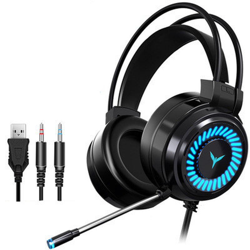 King G60 Wired Gaming Headphones with 7.1 Surround Sound for Desktop and Laptop Use