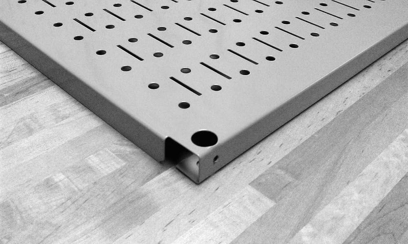 Pegboard Value Pack - Set of Three 16-Inch Tall x 32-Inch Wide Horizontal Metal Wallboards for Home and Garage Tool Storage Organization (Beige)