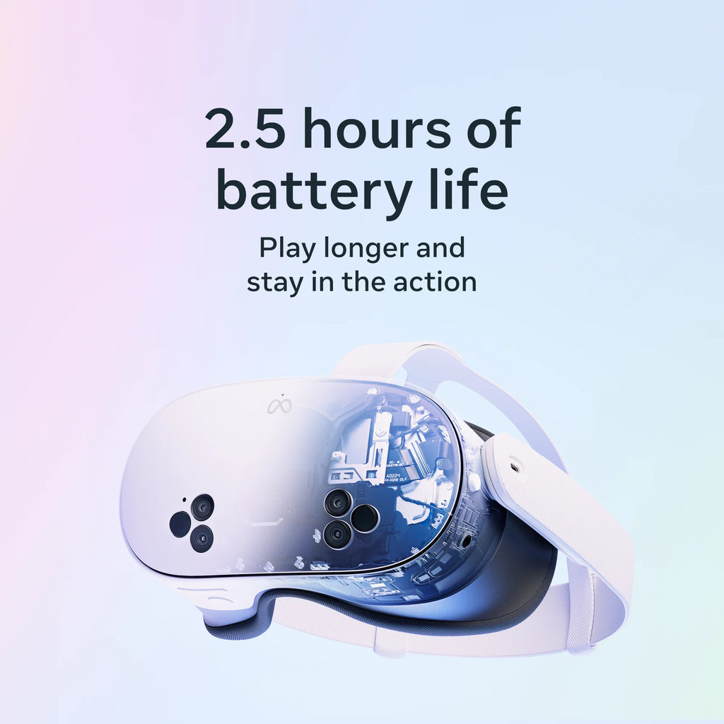 Quest 3S 128 GB - Includes Batman: Arkham Shadow and a 3-Month Horizon+ Trial - Comprehensive All-In-One Headset