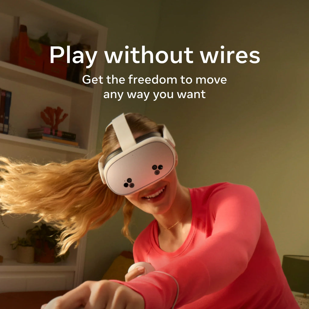 Quest 3S 128 GB - Includes Batman: Arkham Shadow and a 3-Month Horizon+ Trial - Comprehensive All-In-One Headset