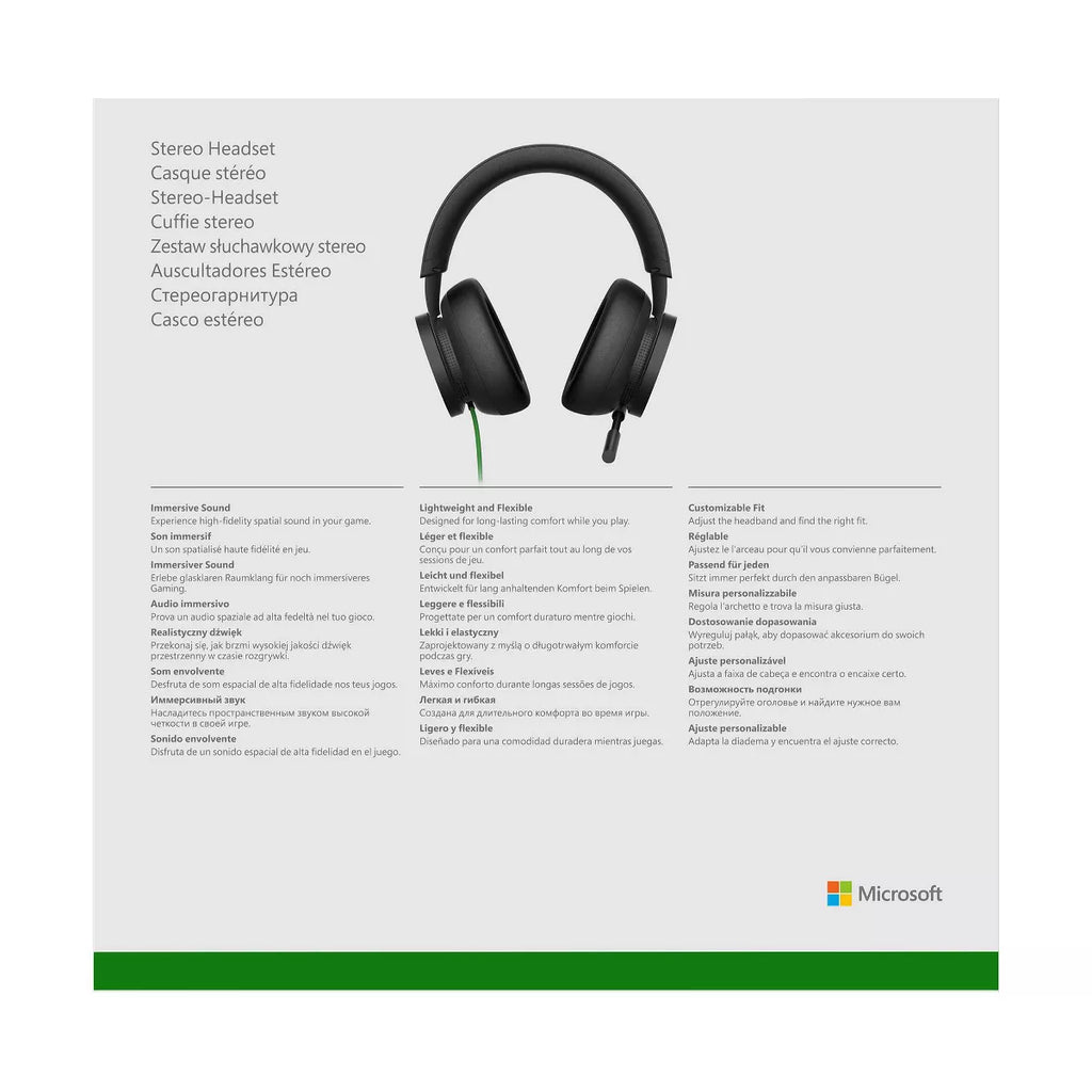 Experience Immersive Gaming with the Xbox Wired Stereo Headset - Perfect for Xbox Series X|S and Xbox One