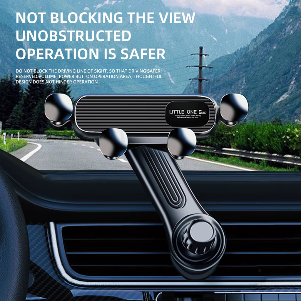 Universal Magnetic Car Phone Holder for 4.7-7 Inch Devices - Air Vent Mount, Shockproof GPS Clip, Smartphone Stand